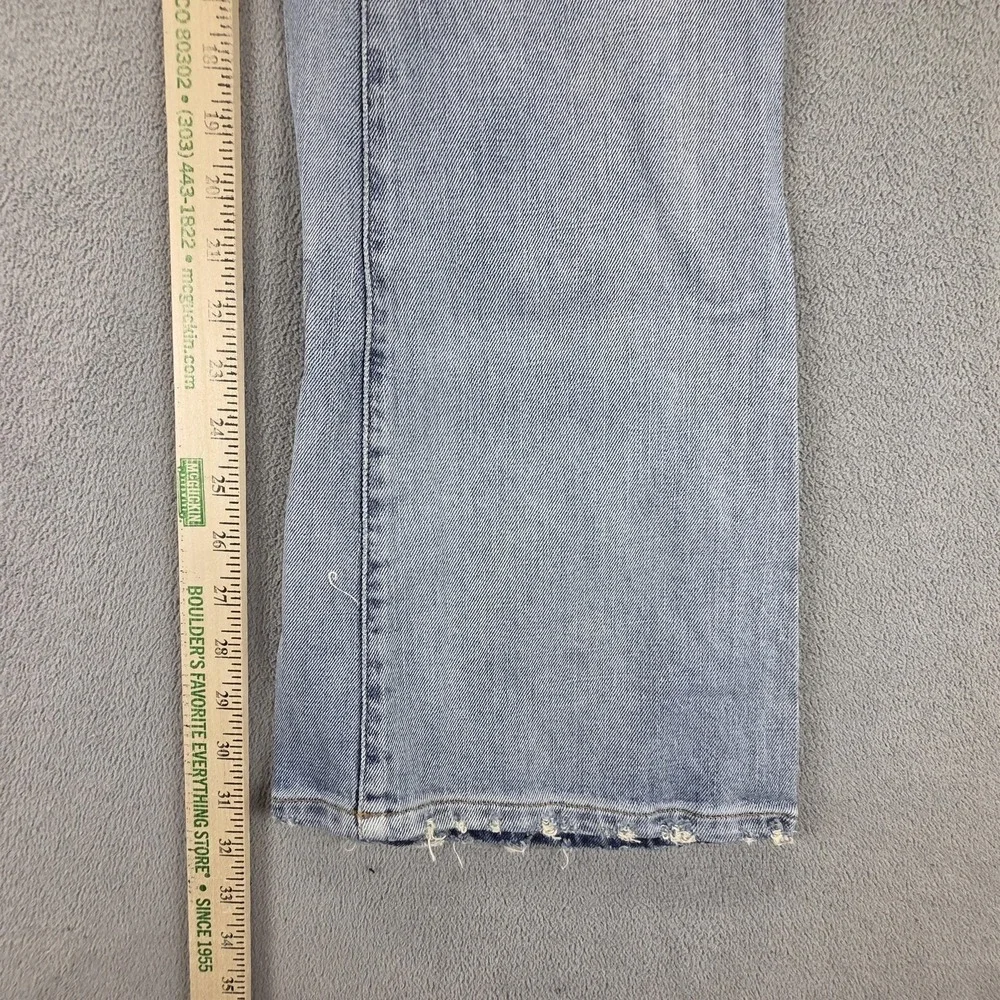 Diesel Jeans Womens 31x30 Blue D-Ebbey Light Wash Bootcut Flare Low Rise‎ 09A04